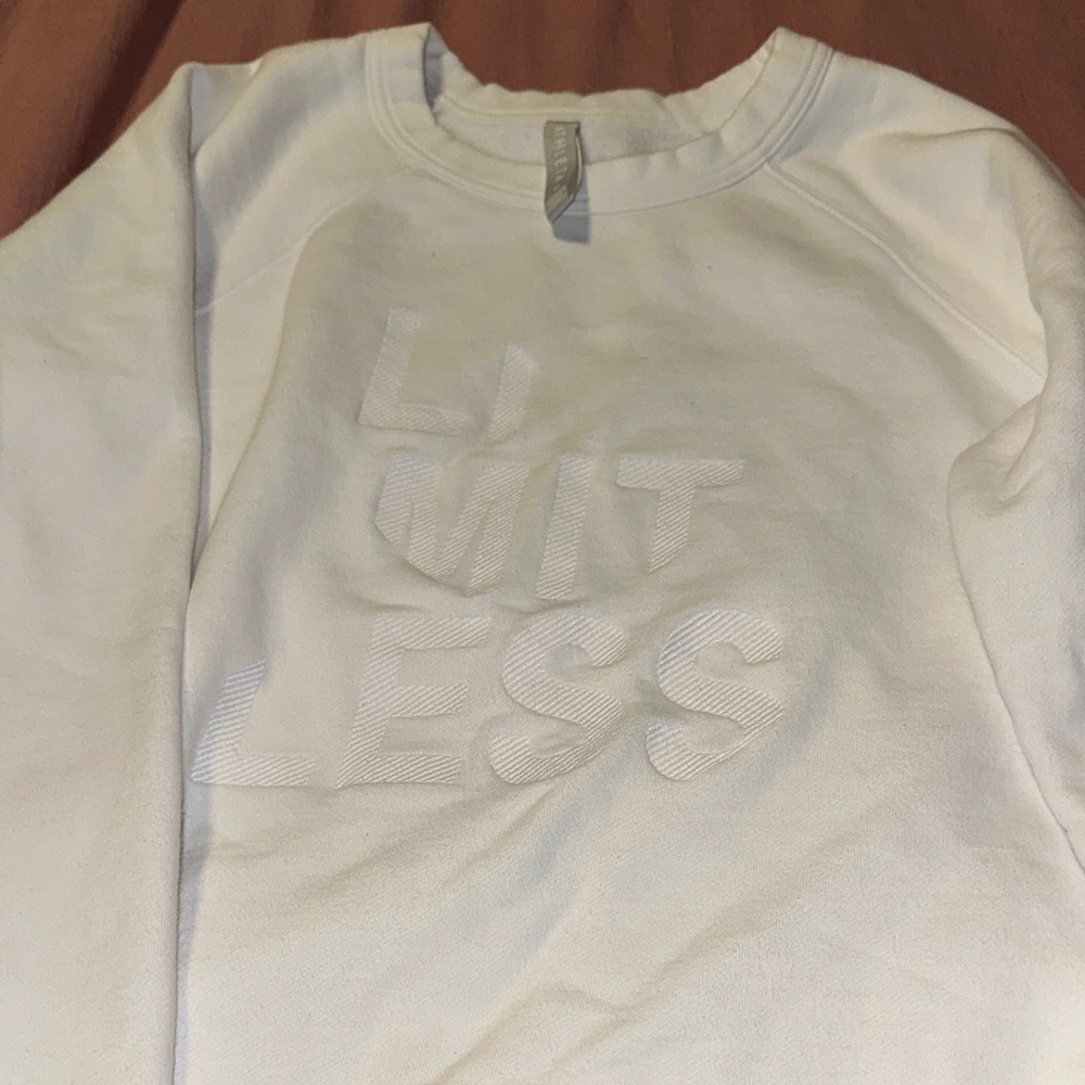 Athleta Kids Cream Limitless Sweatshirt